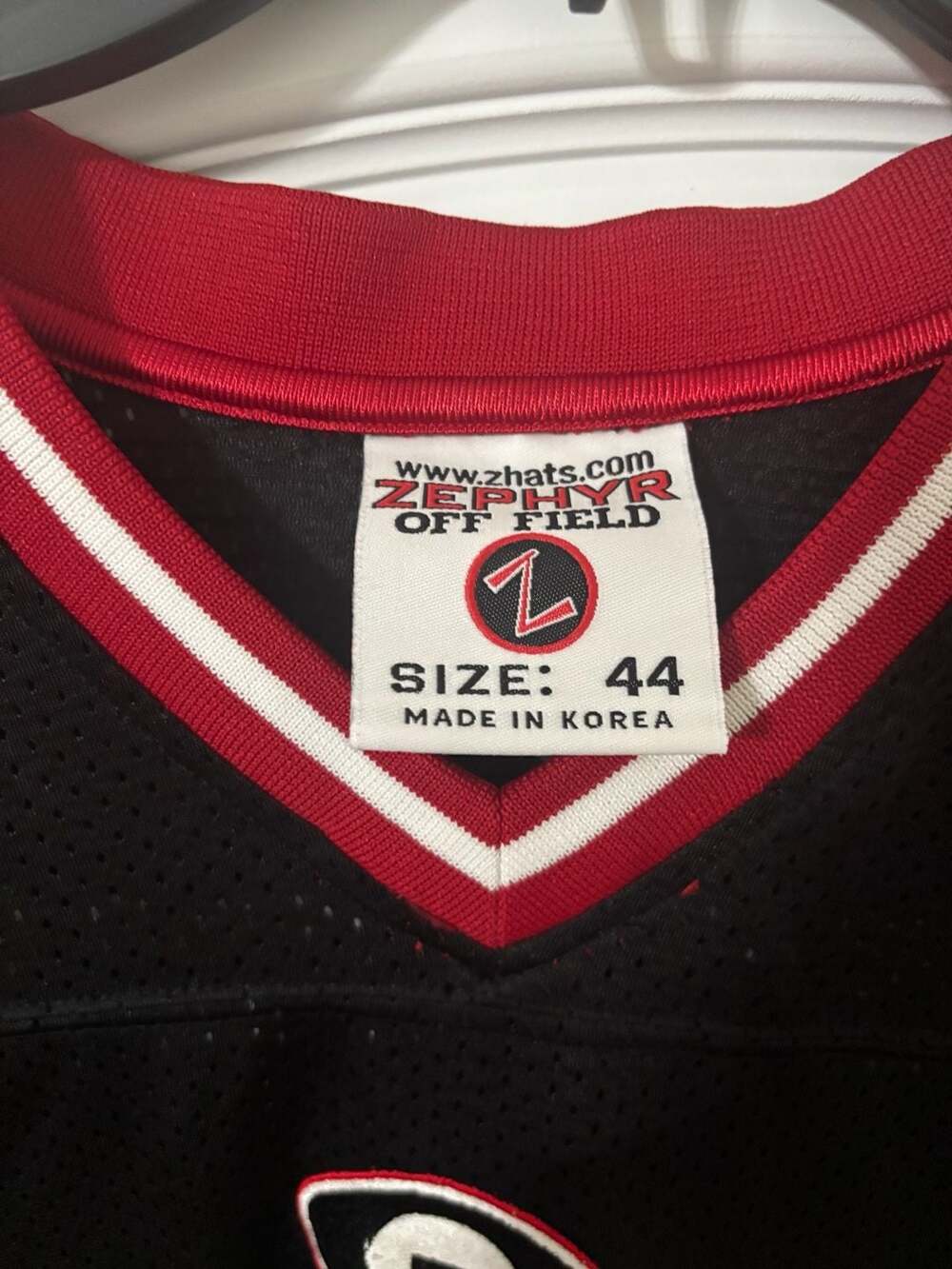 Zephyr Off Field Georgia Bulldogs NCAA Jersey Size 44